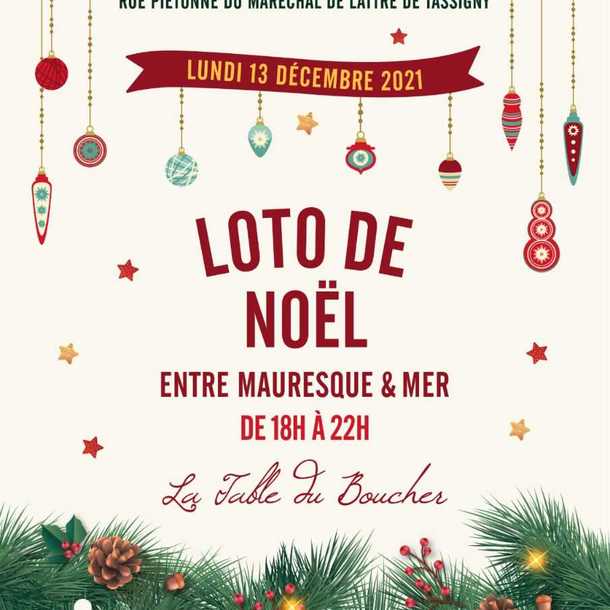 Loto de Noël La table du boucher 